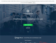Tablet Screenshot of coinmaster.com